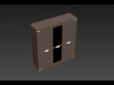 Видео: Моделирование шкафа с зеркалом в 3DS Max 2016. Спальня (Урок №8)