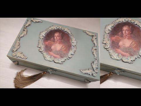 Видео: Декор шкатулки с лепниной Открываю секрет!