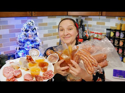 Видео: Колбаса с мёдом - вкуснее не бывает) Посылка от подписчика.