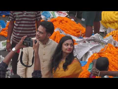 Видео: 11. Самый большой цветочный рынок в Индии Маллик Гхат (Mullick Ghat). Калькутта.