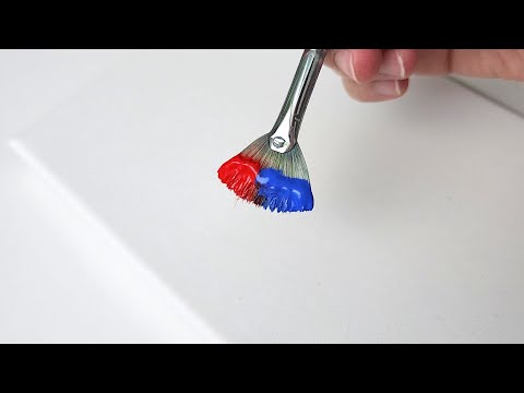 Видео: Кофейные чашки и закатное море / Рисование изображений ❤️/ Акриловая живопись