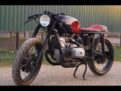 Видео: Cafe Racer из Днепра  от мастерской Grom Custom - Фильм