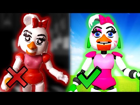 Видео: ГЛЭМРОК ЧИКА ФНАФ - ПОДДЕЛКА! ХАРЛИ КВИНН И АНИМАТРОНИКИ FNAF - ЧИКА ИЗ SECURITY BREACH!