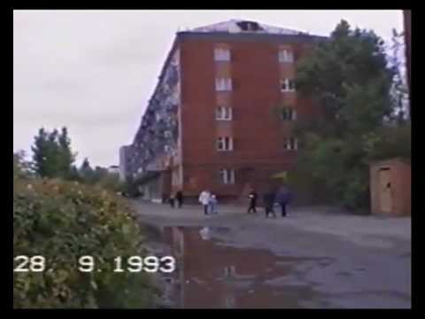 Видео: Омск Иртышская набережная 1993 г. Пустырь у школы 75
