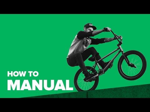 Видео: Как делать Мэнуал на BMX (How to Manual BMX)