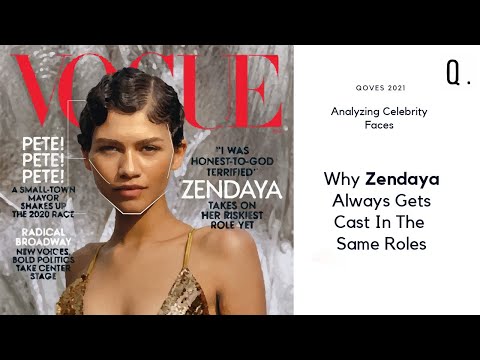 Видео: Почему Зендаю всегда выбирают на роль старшеклассницы | Анализ лиц знаменитостей и их привлекател...