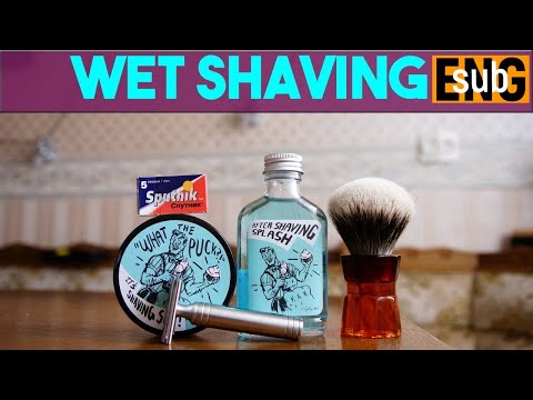 Видео: Guerrilla от Wolfman razors, барсук YAQI, RazoRock BLUE BARBERSHOP | Бритьё с HomeLike Shaving