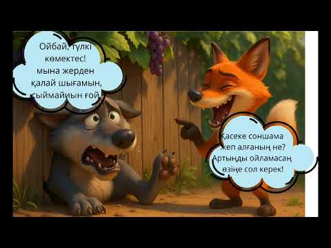 Видео: 3сынып әдебиеттік оқу 11сабақ Бау-бақша аясында Жүзім жегісі келген қасқыр 