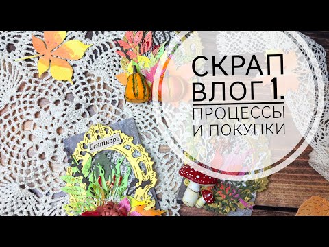 Видео: Скрап влог 1. Процессы и покупки