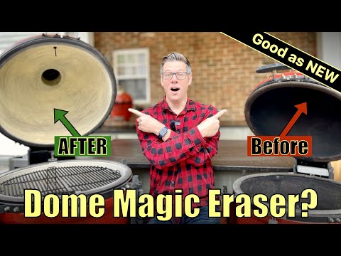 Видео: Как ОЧИСТИТЬ купол Kamado Joe. СЕКРЕТ удаления грязи (только для крайних случаев)