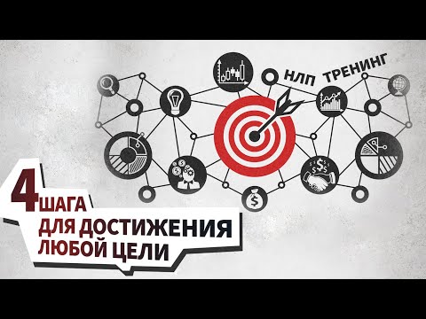 Видео: Как достичь любую цель за 4 шага. НЛП на практике!