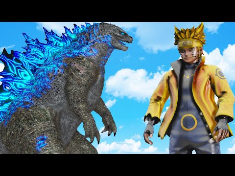 Видео: годзилла айс vs наруто рикудо сеннин