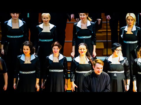 Видео: Тонкая рябина. С. Екимов. Большой хор "Мастера хорового пения", дирижер Даниил Лашин