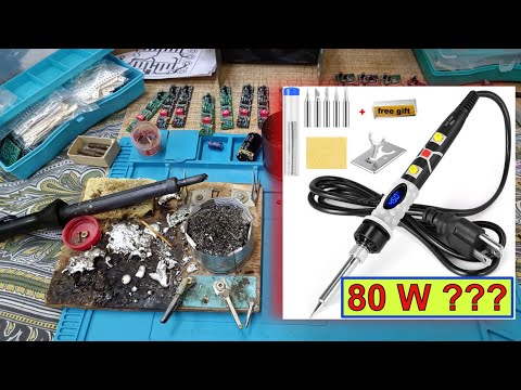 Видео: Доработка кЕтаЙского  паяльника 80 Ватт ! Тест - Наше Паяло 80 Ватт - Против кЕтаЙского 80 Watt !?