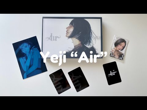 Видео: 🌬️ Yeji “Air” сольный альбом распаковка | Kpop album unboxing