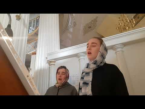 Видео: "Херувимская песнь" Симоно-Стрелецкая
