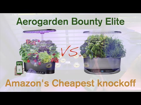 Видео: Aerogarden Bounty Elite против самой дешевой подделки на Amazon