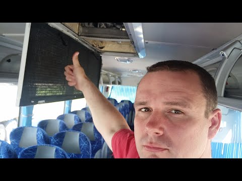 Видео: Обслуживание кондиционера на автобусе Ютонг 6122, Yutong 6122, Yutong ZK6122H9
