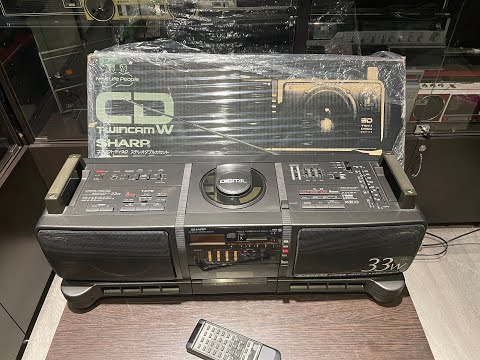 Видео: vintagemoscow  магнитола sharp qt 73 cd