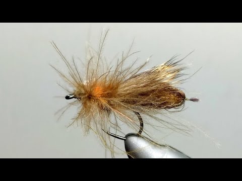 Видео: Mad Caddis Dry Fly. В простонародье Мушка "Ебанушка"