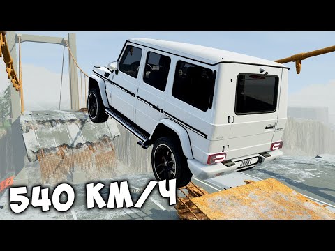 Видео: ВПЕРВЫЕ ПРОБУЮ ПЕРЕЛЕТЕТЬ РАЗРУШЕННЫЙ МОСТ НА МАКСИМАЛЬНОЙ СКОРОСТИ В BEAM NG DRIVE