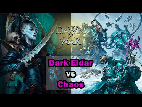 Видео: Эпичная заруба Альфа Легиона против Друкари  I Dark Eldar vs Chaos I  Dawn of War pvp