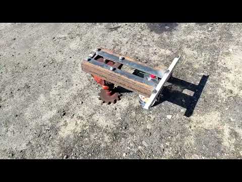 Видео: Изготовление ботвосбивалки и первая работа.