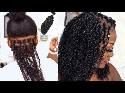 Видео: Великолепно! ✨Сочетание моих волос со 100% натуральными волосами для кос | Eayon Hair