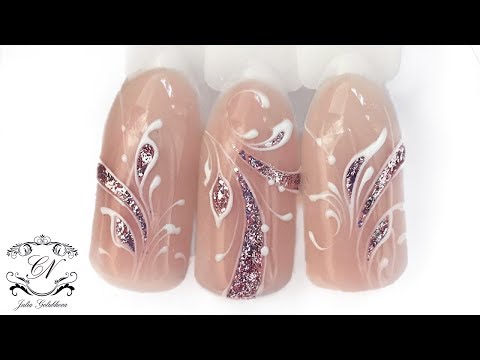 Видео: ВОЗДУШНЫЕ узоры.Тонкие линии.ПРОСТОЙ дизайн ногтей.