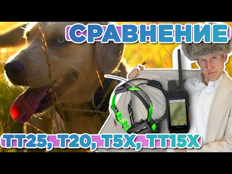 Видео: Сравнение ошейников Garmin TT25, T20, T5x, TT15x, чем отличаются, какие функции