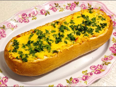 Видео: Домашняя Пицца из Батона!, Пальчики оближешь!