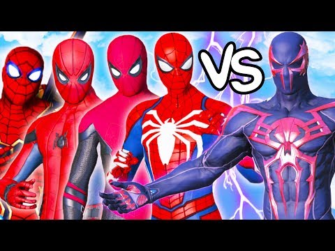 Видео: SPIDERMAN 2099 против КОМАНДНОГО ПАУКА-ЧЕЛОВЕКА - Epic Battle Cinematic
