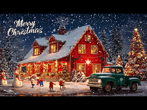 Видео: Прекрасное снежное рождественское настроение 🎁 Лучшие рождественские песни всех времён