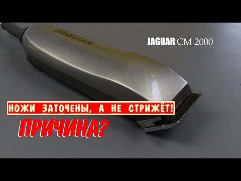 Видео: Ремонт машинки Ягуар -  Ножи заточены но не стрижёт, что делать?