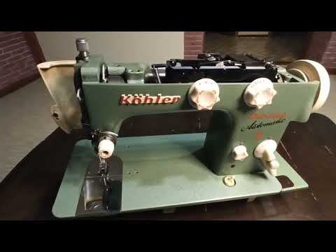 Видео: Регулировка зиг-заг в швейной машине Kohler 51. Zigzag adjustment in the Kohler 51 sewing machine.