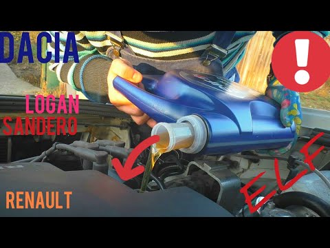 Видео: Замена масла двигателя Рено/Дачия, Логан, Сандеро, Ларгус, Логан2, Сандеро2