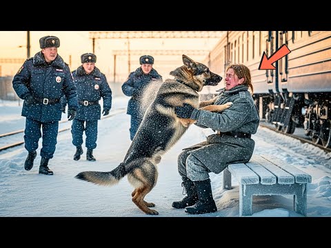 Видео: Полиция приказала К9 атаковать женщину солдата — но реакция пса изменила всё