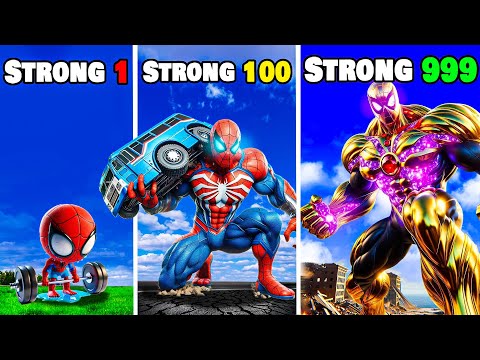 Видео: ЧЕЛОВЕК-ПАУК становится сильнее с каждым ударом в GTA 5