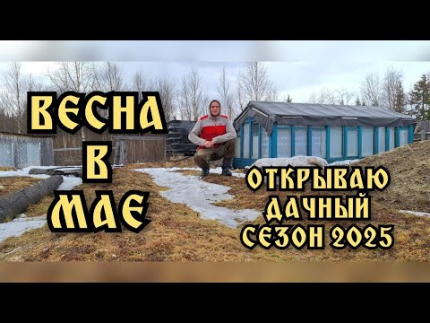 Видео: На даче. Весной на даче  На календаре май, а у нас еще март