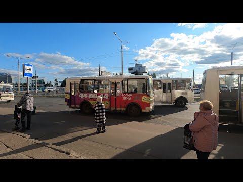 Видео: 4k Старые ПАЗики в Архангельске. ПАЗ 32054. Russian north