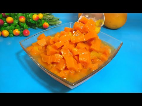 Видео: МАНГО из ТЫКВЫ! Невероятно! Десерт из тыквы. Простой рецепт. Вкусно - Пальчики оближешь