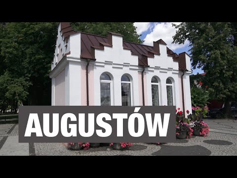 Видео: Августов. Красивый туристический город. Прогулка по городу.