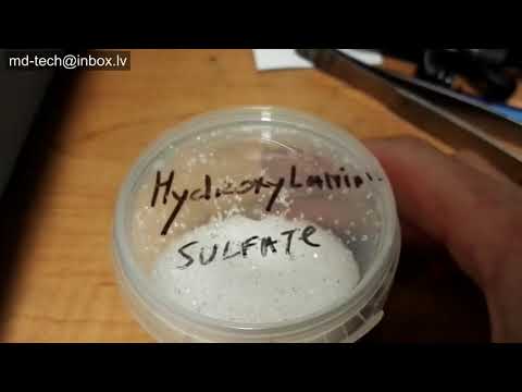 Видео: Восстановление хлорида серебра до 999 металла. Convert silver chloride to 999 metal.