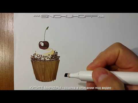 Видео: Скетчи маркерами