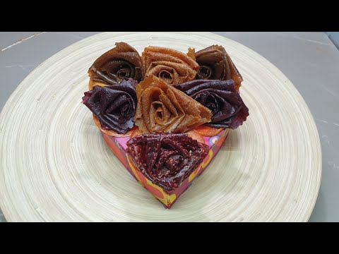 Видео: БУКЕТ из ПАСТИЛОВЫХ РОЗ в виде СЕРДЦА ❤