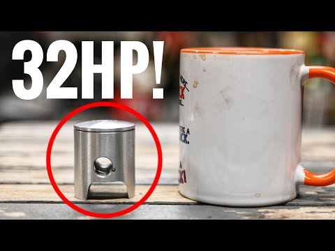 Видео: 50 куб. см — 32 л.с.! И это на СТАРОМ, заболоченном топливе.