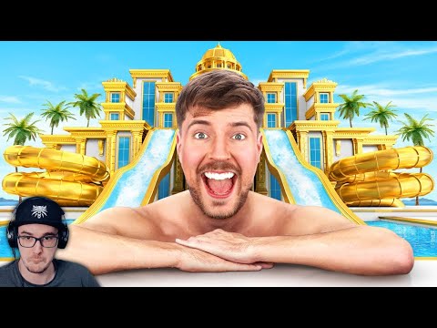 Видео: MrBeast ► Отдых за $1 vs $250,000! ( Мр Бист ) | Реакция