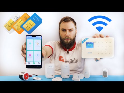 Видео: GSM WIFI ОХРАННАЯ СИГНАЛИЗАЦИЯ С АЛИЭКСПРЕСС KERUI W18