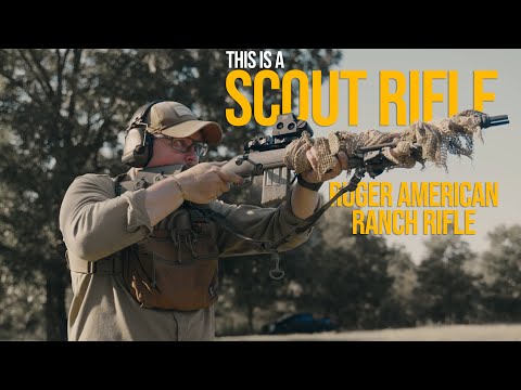 Видео: Термин «Scout Rifle» изменился | Ruger American Ranch Rifle