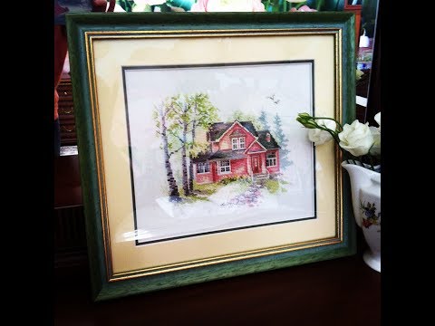 Видео: 7. Мои вышитые работы. Эпизод 2 - Домики